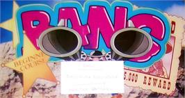 Arcade Cabinet Marquee for Gun Gabacho.