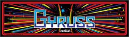Arcade Cabinet Marquee for Gyruss.