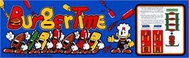Arcade Cabinet Marquee for Hamburger.
