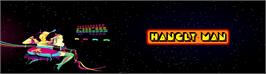 Arcade Cabinet Marquee for Hangly-Man.