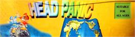 Arcade Cabinet Marquee for Head Panic.