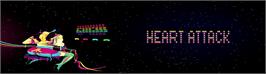 Arcade Cabinet Marquee for Heart Attack.
