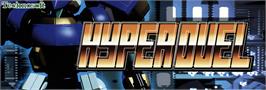Arcade Cabinet Marquee for Hyper Duel.