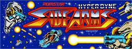 Arcade Cabinet Marquee for Hyper Dyne Side Arms.