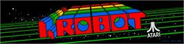 Arcade Cabinet Marquee for I, Robot.