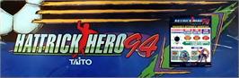 Arcade Cabinet Marquee for International Cup '94.