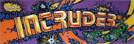 Arcade Cabinet Marquee for Intruder.