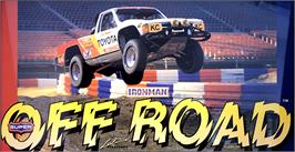 Arcade Cabinet Marquee for Ironman Ivan Stewart's Super Off-Road.