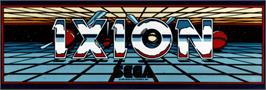 Arcade Cabinet Marquee for Ixion.