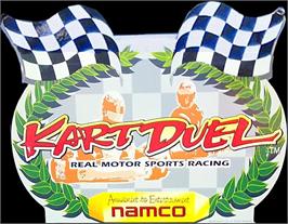 Arcade Cabinet Marquee for Kart Duel.