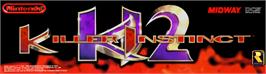 Arcade Cabinet Marquee for Killer Instinct 2.