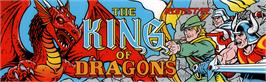 Arcade Cabinet Marquee for King of Dragons, The.