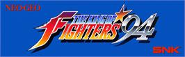 Arcade Cabinet Marquee for King of Fighters '94, The.
