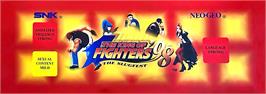 Arcade Cabinet Marquee for King of Fighters '98: The Slugfest / King of Fighters '98: Dream Match Never Ends, The.