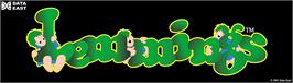 Arcade Cabinet Marquee for Lemmings.