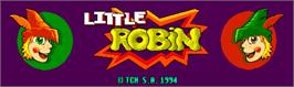 Arcade Cabinet Marquee for Little Robin.