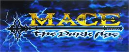 Arcade Cabinet Marquee for Mace: The Dark Age.