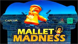 Arcade Cabinet Marquee for Mallet Madness.