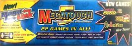 Arcade Cabinet Marquee for Megatouch 5 Tournament Edition.