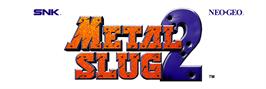 Arcade Cabinet Marquee for Metal Slug 2 - Super Vehicle-001/II.