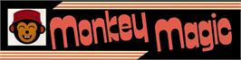 Arcade Cabinet Marquee for Monkey Magic.