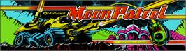 Arcade Cabinet Marquee for Moon Patrol.