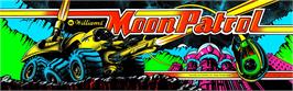 Arcade Cabinet Marquee for Moon Ranger.
