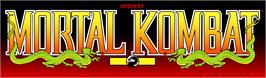Arcade Cabinet Marquee for Mortal Kombat.