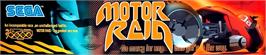 Arcade Cabinet Marquee for Motor Raid.