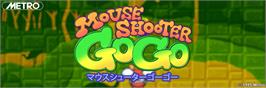Arcade Cabinet Marquee for Mouse Shooter GoGo.