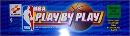 Arcade Cabinet Marquee for NBA All The Way.