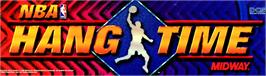 Arcade Cabinet Marquee for NBA Hangtime.