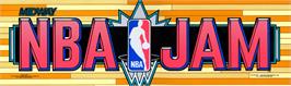 Arcade Cabinet Marquee for NBA Jam.