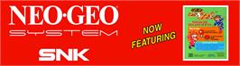 Arcade Cabinet Marquee for Neo Mr. Do!.