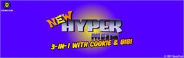 Arcade Cabinet Marquee for New HyperMan.