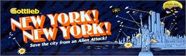 Arcade Cabinet Marquee for New York! New York!.