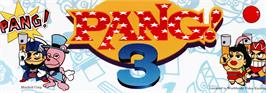 Arcade Cabinet Marquee for Pang! 3.