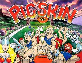 Arcade Cabinet Marquee for Pigskin 621AD.