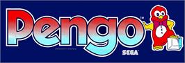 Arcade Cabinet Marquee for Pinguinos.
