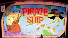 Arcade Cabinet Marquee for Pirate Ship.