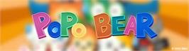 Arcade Cabinet Marquee for PoPo Bear.