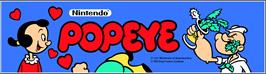 Arcade Cabinet Marquee for Popeye.