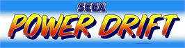 Arcade Cabinet Marquee for Power Drift - Link Version.