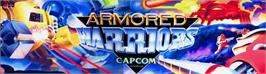 Arcade Cabinet Marquee for Powered Gear: Strategic Variant Armor Equipment.
