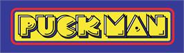Arcade Cabinet Marquee for PuckMan.