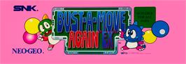 Arcade Cabinet Marquee for Puzzle Bobble 2X.