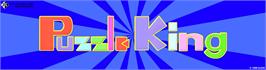 Arcade Cabinet Marquee for Puzzle King.