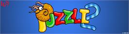 Arcade Cabinet Marquee for Puzzli 2 Super.