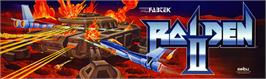 Arcade Cabinet Marquee for Raiden II New / Raiden DX.