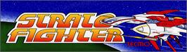 Arcade Cabinet Marquee for Raiga - Strato Fighter.